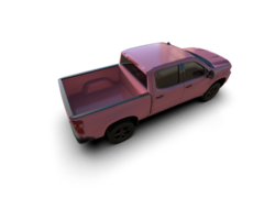 Pickup truck isolated on background. 3d rendering - illustration png