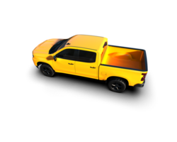 Pickup truck isolated on background. 3d rendering - illustration png