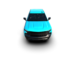 Pickup truck isolated on background. 3d rendering - illustration png
