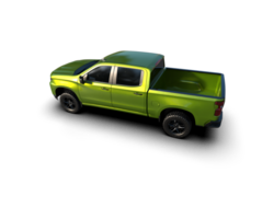 Pickup truck isolated on background. 3d rendering - illustration png