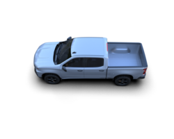 Pickup truck isolated on background. 3d rendering - illustration png