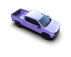 Pickup truck isolated on background. 3d rendering - illustration png