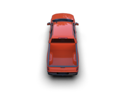 Pickup truck isolated on background. 3d rendering - illustration png