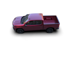 Pickup truck isolated on background. 3d rendering - illustration png
