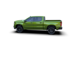 Pickup truck isolated on background. 3d rendering - illustration png