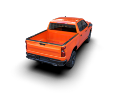 Pickup truck isolated on background. 3d rendering - illustration png