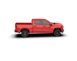 Pickup truck isolated on background. 3d rendering - illustration png