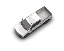 Pickup truck isolated on background. 3d rendering - illustration png