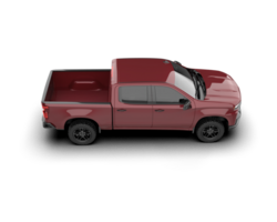 Pickup truck isolated on background. 3d rendering - illustration png