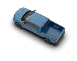 Pickup truck isolated on background. 3d rendering - illustration png