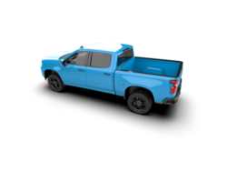 Pickup truck isolated on background. 3d rendering - illustration png