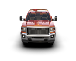 Pickup truck isolated on background. 3d rendering - illustration png