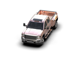 Pickup truck isolated on background. 3d rendering - illustration png