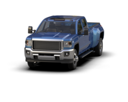 Pickup truck isolated on background. 3d rendering - illustration png