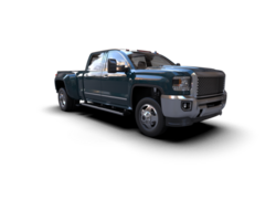 Pickup truck isolated on background. 3d rendering - illustration png