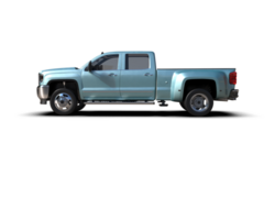 Pickup truck isolated on background. 3d rendering - illustration png
