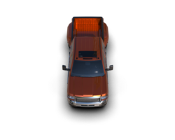 Pickup truck isolated on background. 3d rendering - illustration png
