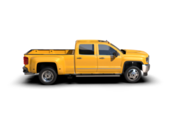 Pickup truck isolated on background. 3d rendering - illustration png