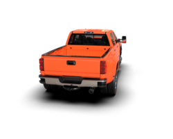 Pickup truck isolated on background. 3d rendering - illustration png