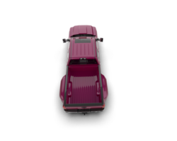 Pickup truck isolated on background. 3d rendering - illustration png