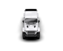 Pickup truck isolated on background. 3d rendering - illustration png