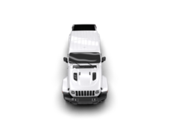Pickup truck isolated on background. 3d rendering - illustration png