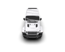 Pickup truck isolated on background. 3d rendering - illustration png
