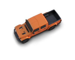 Pickup truck isolated on background. 3d rendering - illustration png