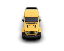 Pickup truck isolated on background. 3d rendering - illustration png