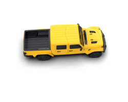 Pickup truck isolated on background. 3d rendering - illustration png