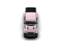 Pickup truck isolated on background. 3d rendering - illustration png