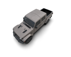 Pickup truck isolated on background. 3d rendering - illustration png