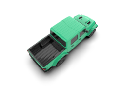 Pickup truck isolated on background. 3d rendering - illustration png