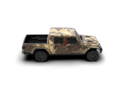 Pickup truck isolated on background. 3d rendering - illustration png