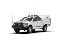 Pickup truck isolated on background. 3d rendering - illustration png