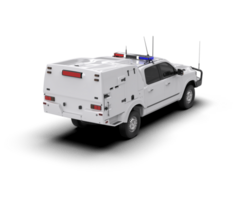 Pickup truck isolated on background. 3d rendering - illustration png