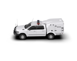 Pickup truck isolated on background. 3d rendering - illustration png