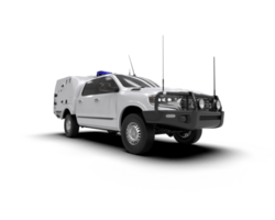 Pickup truck isolated on background. 3d rendering - illustration png