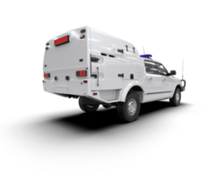 Pickup truck isolated on background. 3d rendering - illustration png