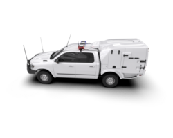 Pickup truck isolated on background. 3d rendering - illustration png