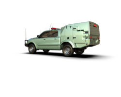 Pickup truck isolated on background. 3d rendering - illustration png