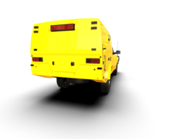 Pickup truck isolated on background. 3d rendering - illustration png
