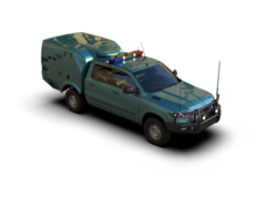 Pickup truck isolated on background. 3d rendering - illustration png
