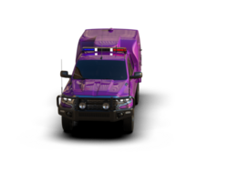 Pickup truck isolated on background. 3d rendering - illustration png