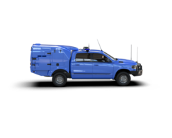 Pickup truck isolated on background. 3d rendering - illustration png