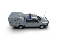 Pickup truck isolated on background. 3d rendering - illustration png