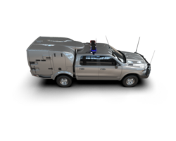 Pickup truck isolated on background. 3d rendering - illustration png