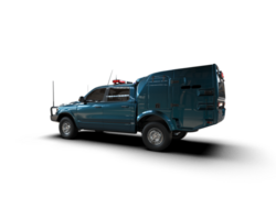 Pickup truck isolated on background. 3d rendering - illustration png