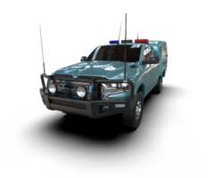 Pickup truck isolated on background. 3d rendering - illustration png