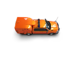 Pickup truck isolated on background. 3d rendering - illustration png